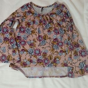 Kids Insta Girl Top Lace Back Bell Sleeve